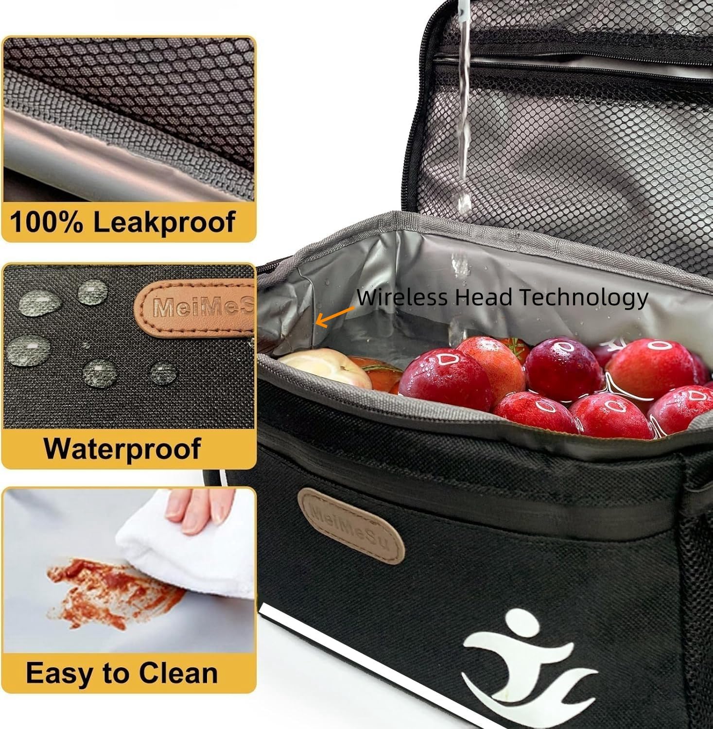 Foto 5 pulgar | Bolsa Para Manillar De Bicicleta Meimesu Impermeable Con Soporte Para Teléfono De 8 Pulgadas - Venta Internacional.