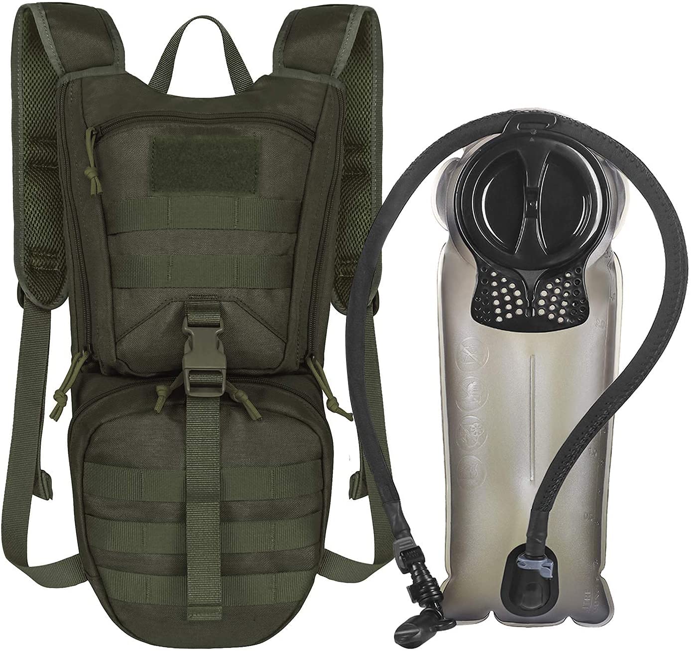 Mochila De Hidratación Unigear Tactical De 3 Litros Con Bolsa De Agua - Venta Internacional.