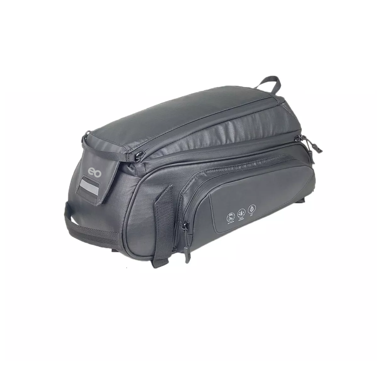 Bolsa Para Asientos Traseros De Bicicleta Impermeable Eo Safe Imports Esi-8852 Negro