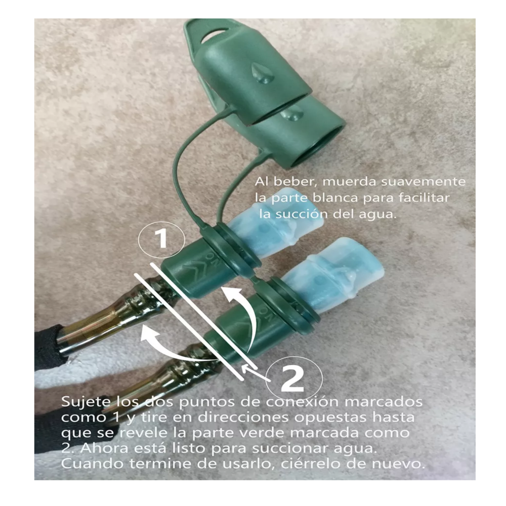 Foto 5 pulgar | Mochila Hidratante Bolsa De Agua 3l Bicicleta Camper Belug