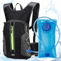 Foto 3 pulgar | Mochila Hidratacion Impermable Ciclismo+2l Bolsa Agua Eo Safe Imports Esi-8061-1 Negro