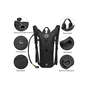Foto 3 | Mochila Hidratante Bolsa Agua 3l Bicicleta Camper Camuflaje Eo Safe Imports Esi-14415-1 Multicolor
