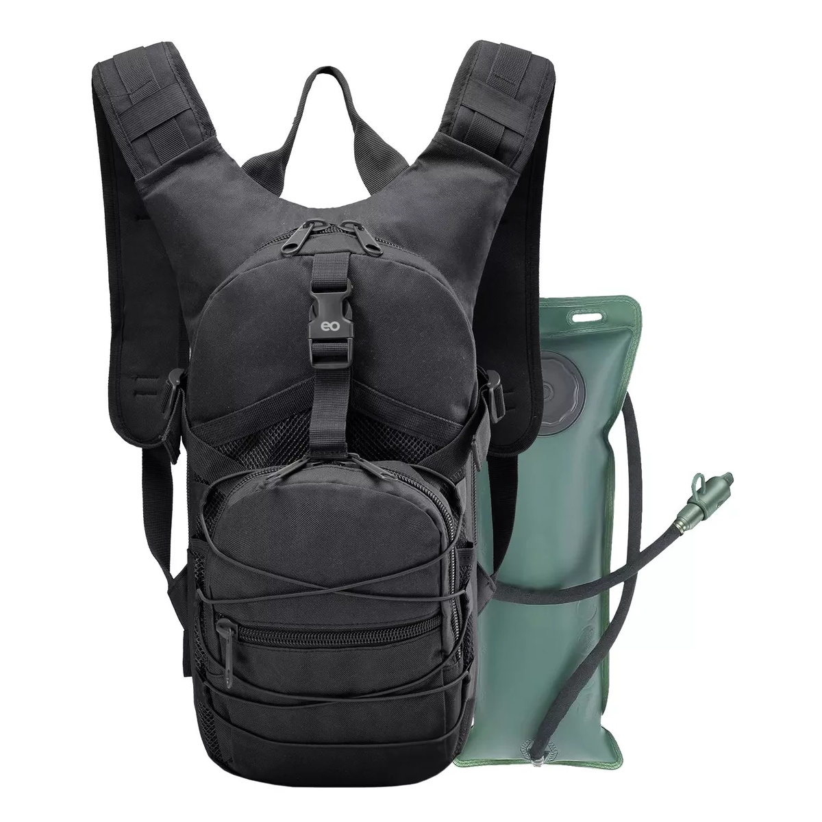 Mochila Hidratación Táctica Ciclismo Bolsa De Agua 3l Estilo 1 Eo Safe Imports Esi-14417-1 Negro