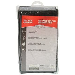 Foto 2 | Organizador Para Respaldo De Asiento Roadpro Rpsb-14bk Travel Essentials - Venta Internacional.