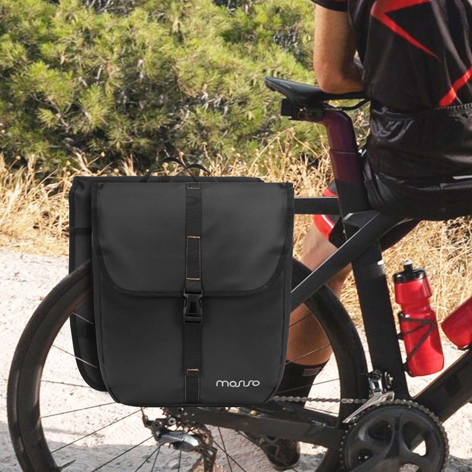 Foto 8 pulgar | Alforjas De Bicicleta Mosiso, 20 L, Impermeables, Paquete De 2 Unidades, Para Carretera Y Montaña - Venta Internacional