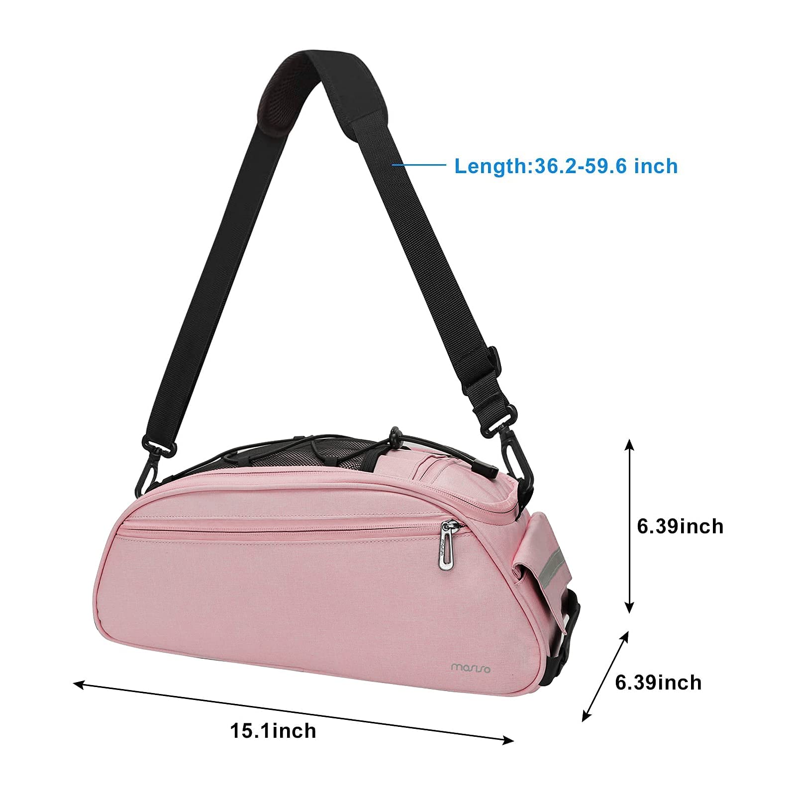 Foto 7 pulgar | Bolsa Portabicicletas Mosiso, Impermeable, 12 L, Color Rosa - Venta Internacional.