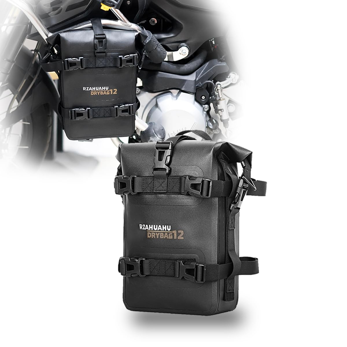 Foto 1 | Alforja De Moto Rzahuahu Impermeable De 4 Litros Para Harley Bike - Venta Internacional.