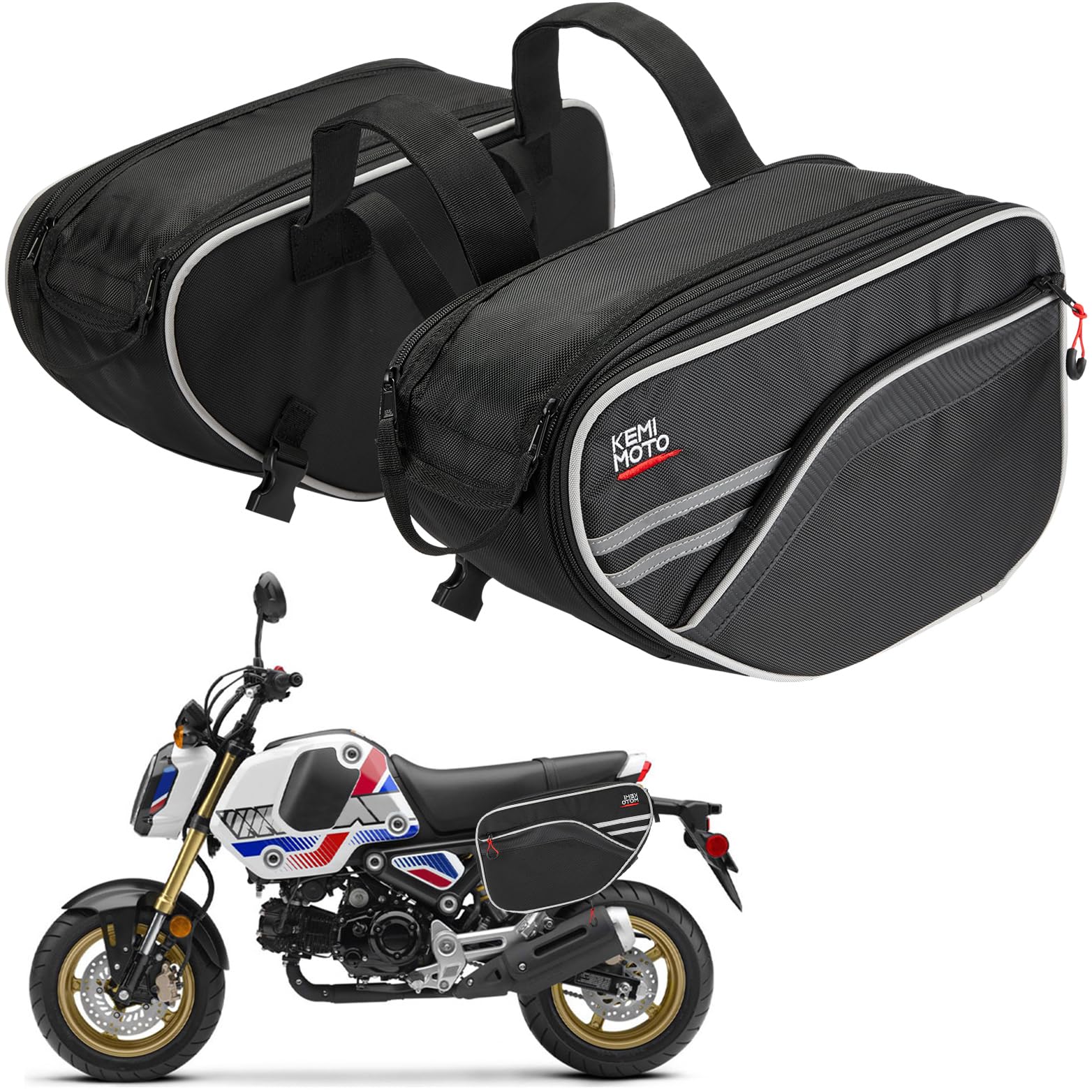 Foto 2 pulgar | Alforjas Para Moto Kemimoto Expandibles 30 L (15 L*2) Grom - Venta Internacional.