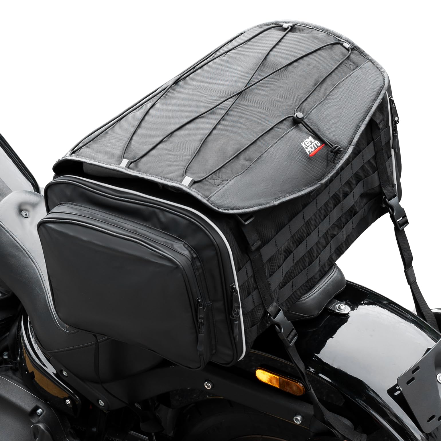 Foto 2 pulgar | Bolsa Trasera Para Motocicleta Kemimoto, 50 L, Impermeable Con Funda Para Lluvia - Venta Internacional.