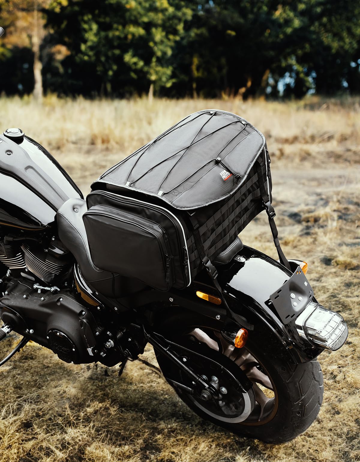 Foto 4 pulgar | Bolsa Trasera Para Motocicleta Kemimoto, 50 L, Impermeable Con Funda Para Lluvia - Venta Internacional.
