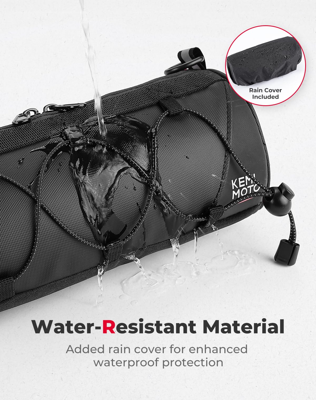 Foto 4 pulgar | Funda De Manillar Kemimoto Bike Impermeable Para Lluvia, 2,4 L - Venta Internacional.