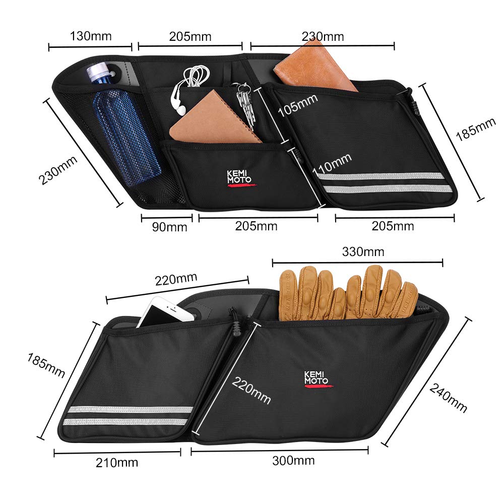 Foto 7 pulgar | Organizadores De Alforjas Kemimoto 1993-2013 Para Road Glide - Venta Internacional.