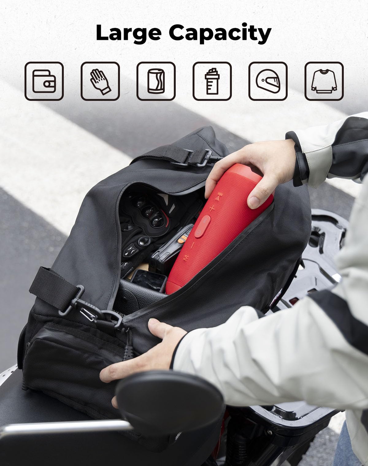 Foto 3 pulgar | Bolsa De Almacenamiento Para Debajo Del Asiento Kemimoto Ruckus 2010-2025 30l - Venta Internacional.