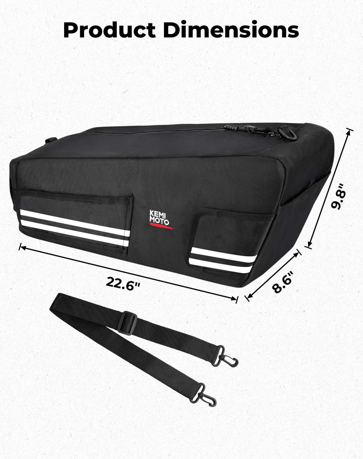 Foto 8 pulgar | Bolsa De Almacenamiento Para Debajo Del Asiento Kemimoto Ruckus 2010-2025 30l - Venta Internacional.