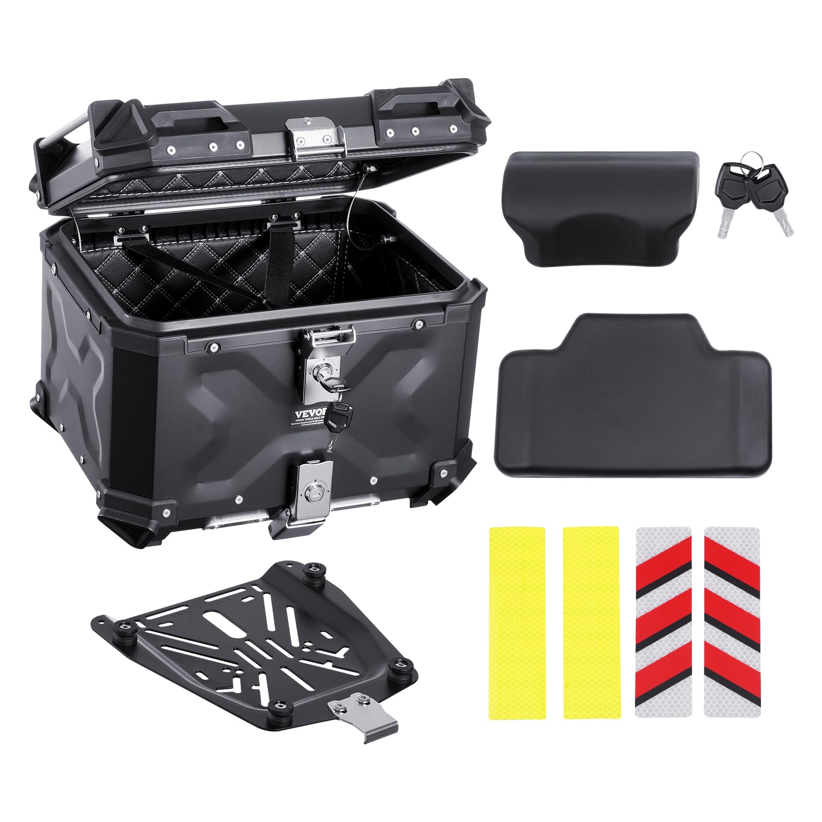 Foto 1 | Maleta Superior Para Motocicleta Vevor 45l De Aleación De Aluminio Impermeable - Venta Internacional.