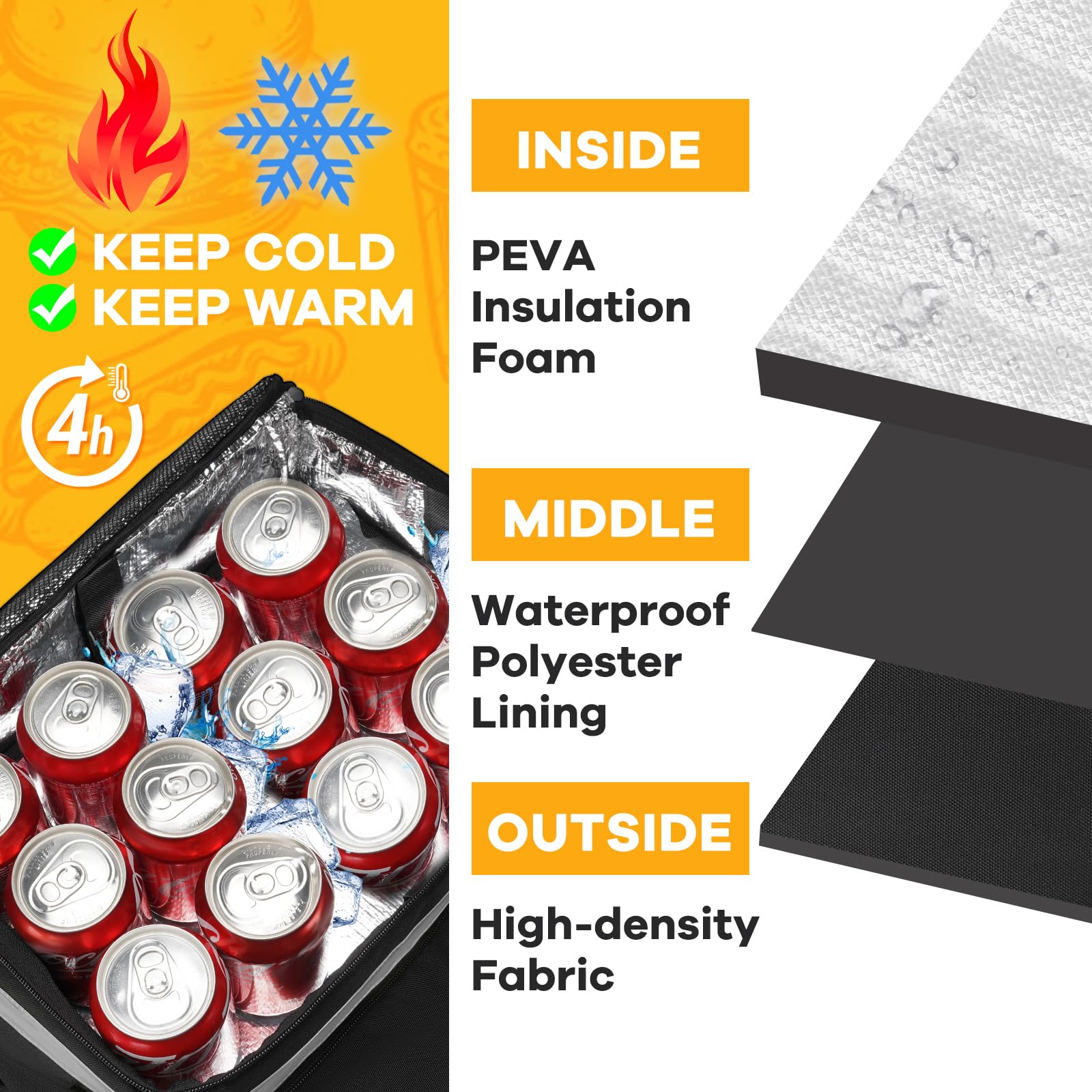 Foto 4 pulgar | Mochila Ytonet Impermeable Negra - Venta Internacional