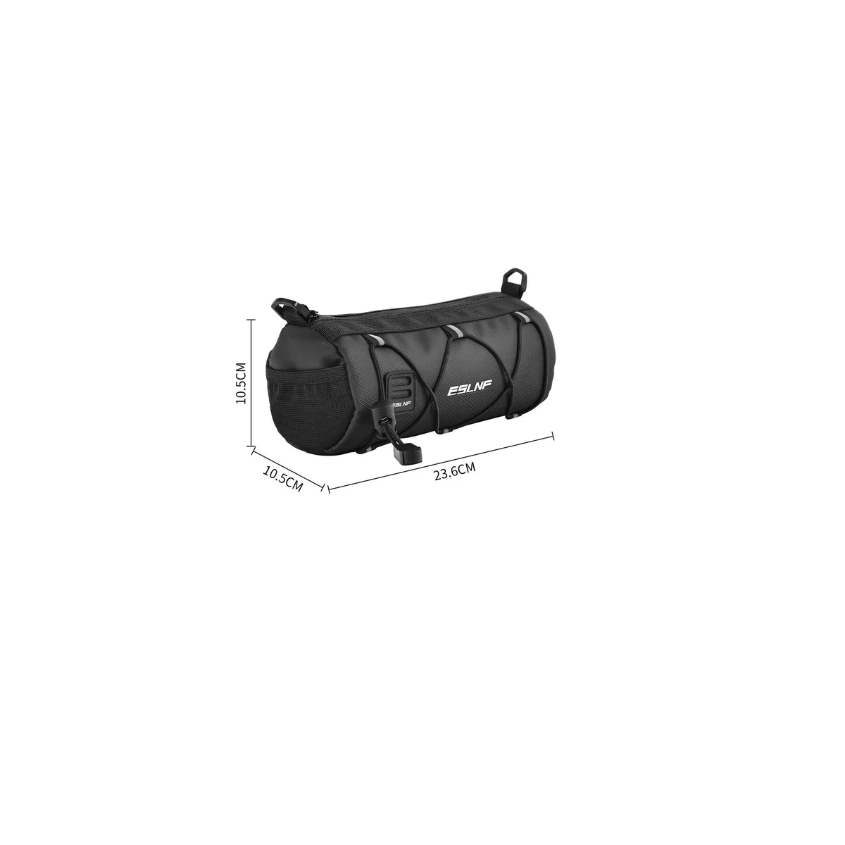 Foto 4 pulgar | Bolsa De Manillar Para Bicicleta Bolsa Para Haz Delantero Eo Safe Imports Esi-15802 Negro