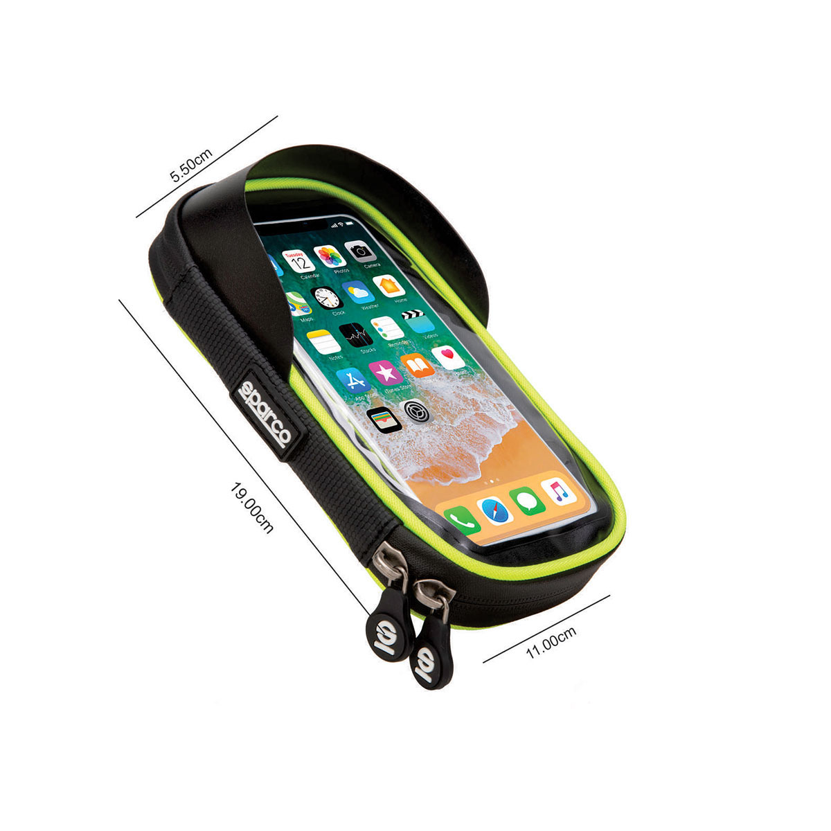 Foto 3 pulgar | Sparco Bolsa Impermeable Para Bicicleta Soporte Teléfono