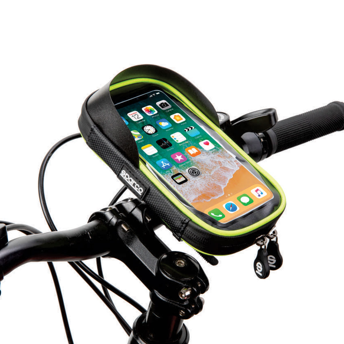 Foto 5 pulgar | Sparco Bolsa Impermeable Para Bicicleta Soporte Teléfono