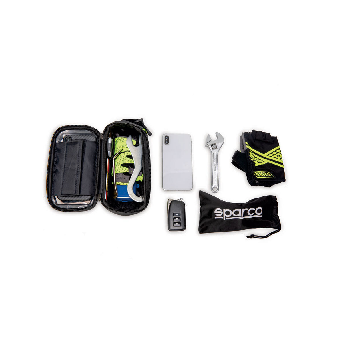 Foto 4 pulgar | Porta Celular Sparco Se104bl Impermeable Para Bicicleta