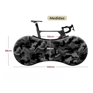 Foto 4 | Funda Para Bicicleta Impermeable Y Lavable A Prueba De Arañazos Camuflaje Color Negro