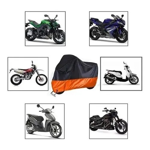 Foto 4 | Funda De Protección Solar Impermeable Para Motocicleta Fnbrli