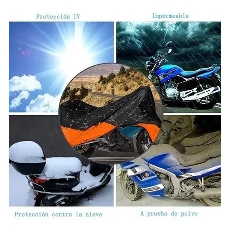 Foto 7 pulgar | Funda De Protección Solar Impermeable Para Motocicleta Fnbrli