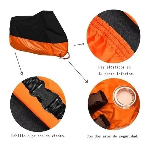 Foto 8 pulgar | Funda De Protección Solar Impermeable Para Motocicleta Fnbrli