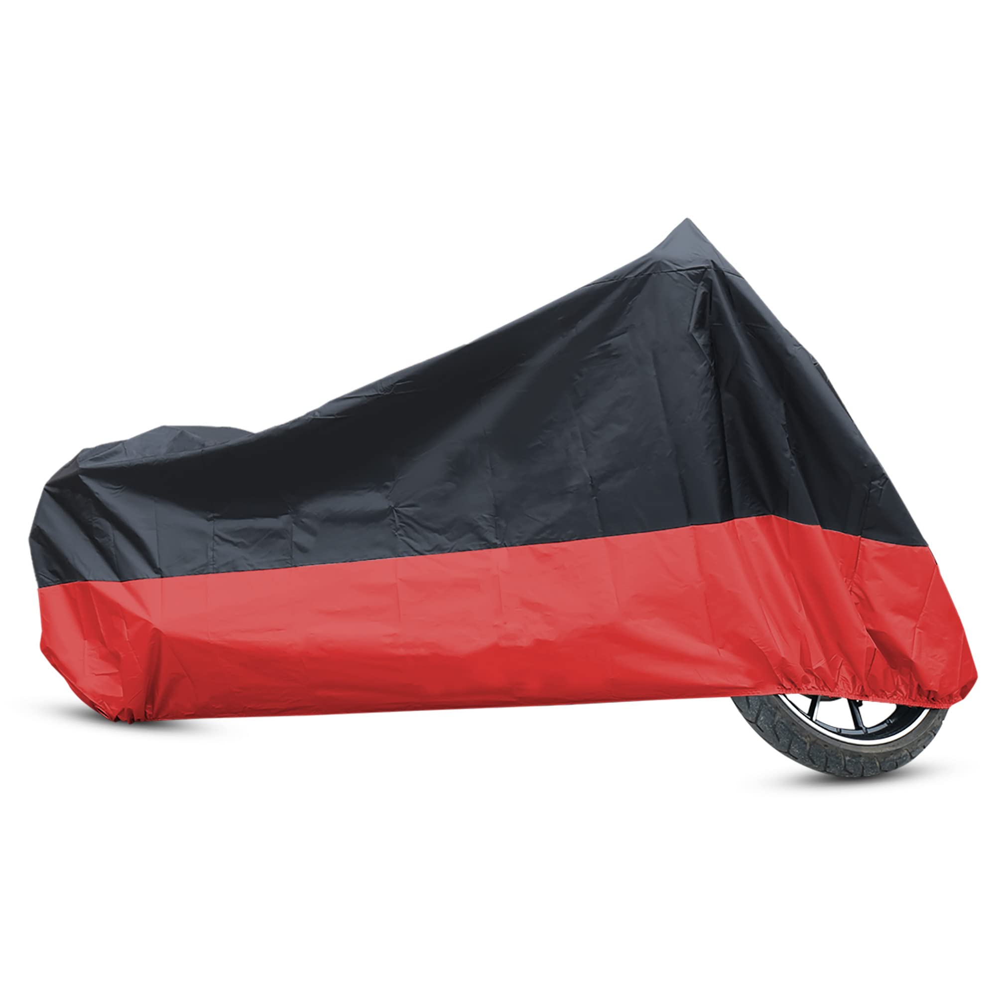 Foto 2 pulgar | Funda Para Moto Uxcell L 190t, Impermeable Al Agua, Negro Y Rojo - Venta Internacional.