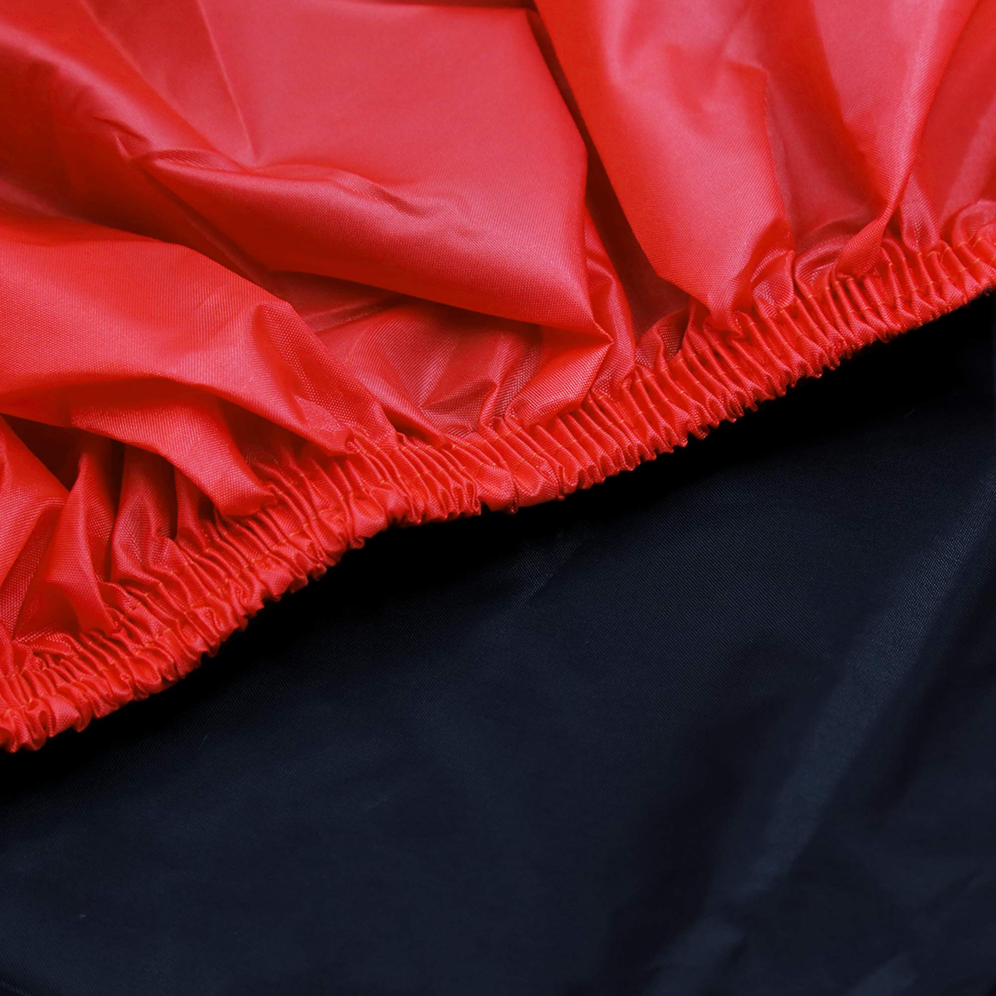 Foto 4 | Funda Para Moto Uxcell L 190t, Impermeable Al Agua, Negro Y Rojo - Venta Internacional.
