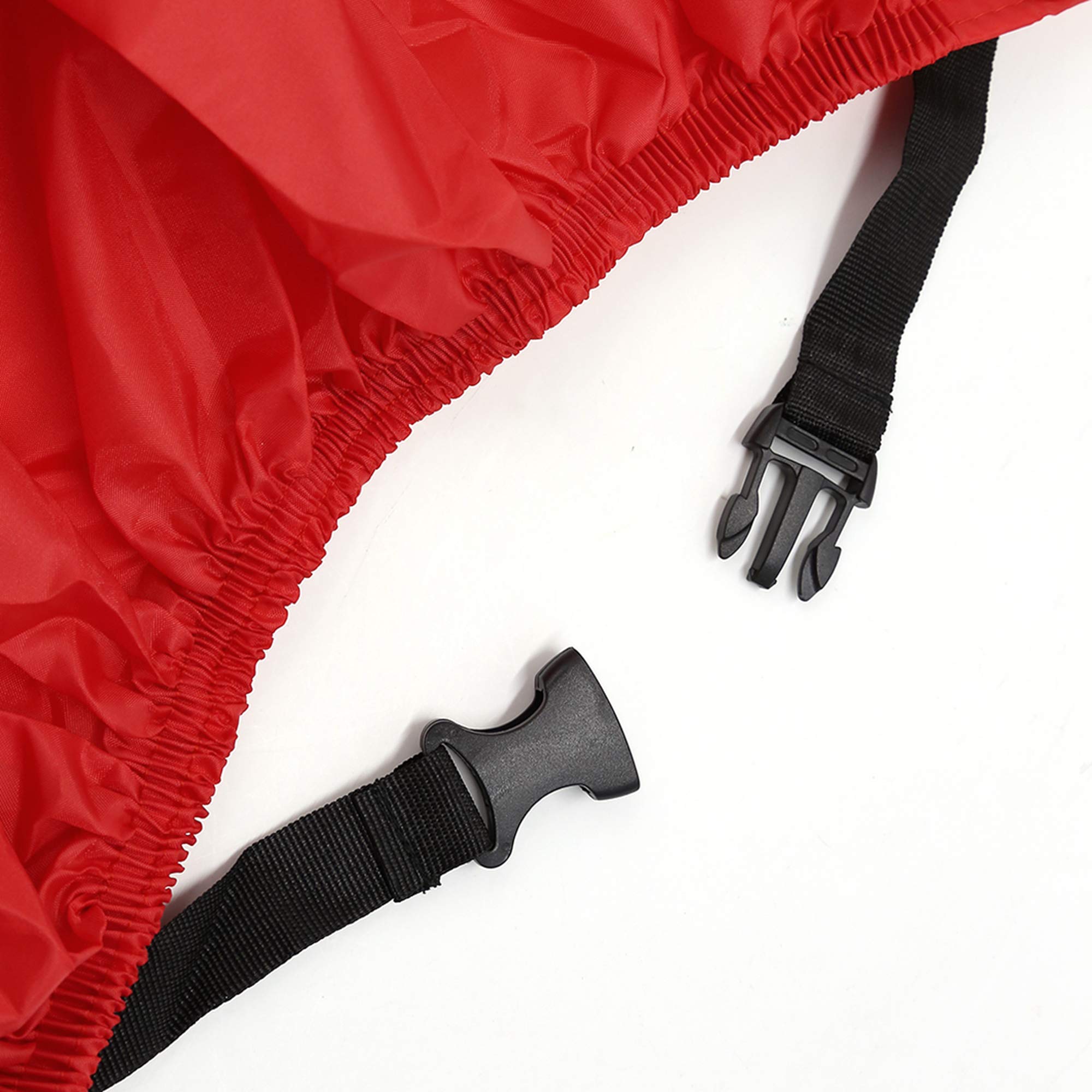 Foto 6 pulgar | Funda Para Moto Uxcell L 190t, Impermeable Al Agua, Negro Y Rojo - Venta Internacional.