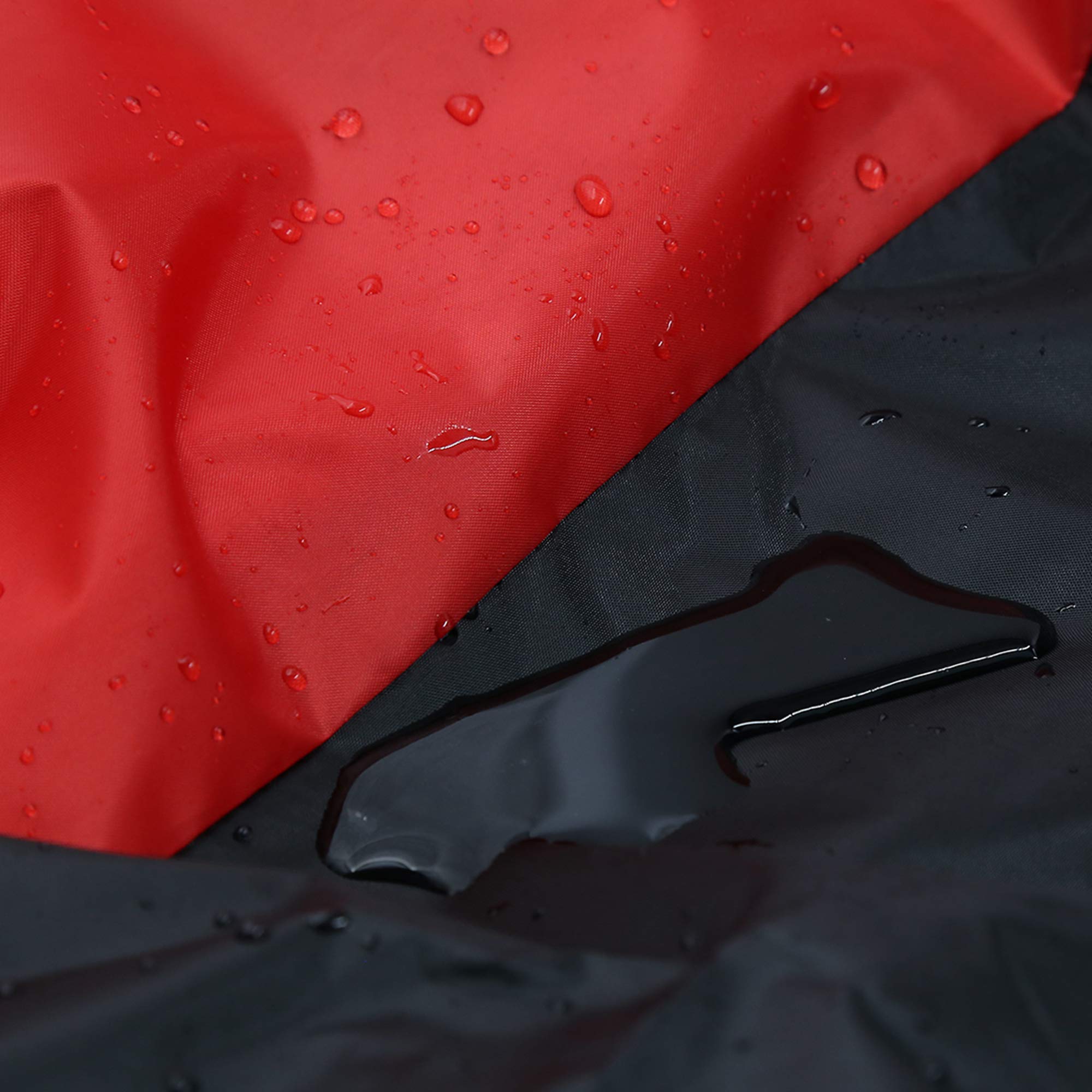 Foto 8 pulgar | Funda Para Moto Uxcell L 190t, Impermeable Al Agua, Negro Y Rojo - Venta Internacional.