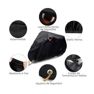 Foto 2 | Cubierta Impermeable Para Bicicleta Eo Safe Imports Esi-3170-1 Negro