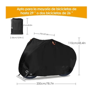 Foto 3 | Cubierta Impermeable Para Bicicleta Eo Safe Imports Esi-3170-1 Negro