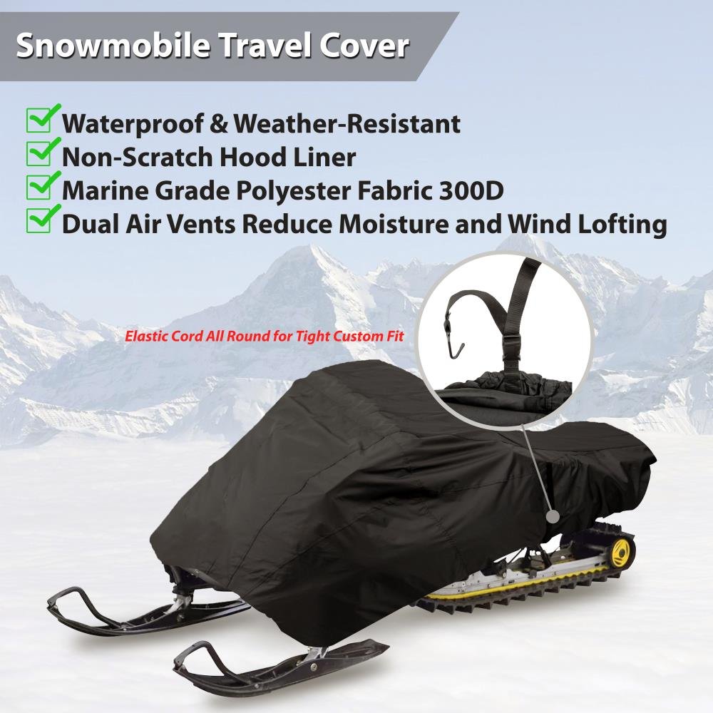 Foto 3 pulgar | Funda Para Moto De Nieve Pyle, Impermeable, Resistente, 113 Cm, Poliéster - Venta Internacional.
