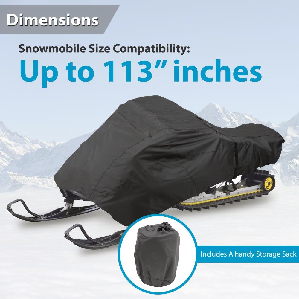 Foto 4 pulgar | Funda Para Moto De Nieve Pyle, Impermeable, Resistente, 113 Cm, Poliéster - Venta Internacional.