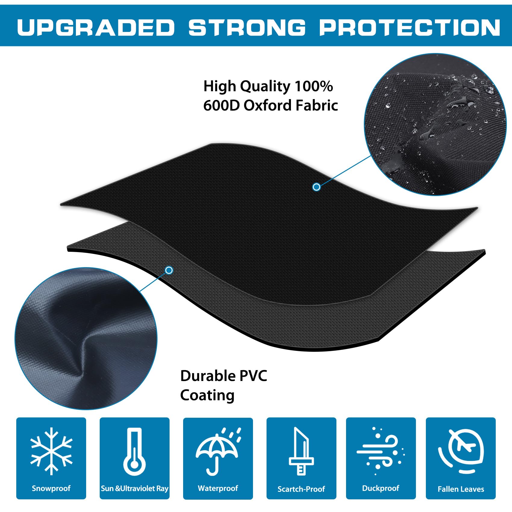 Foto 8 pulgar | Funda Roberly Para Parabrisas De Coche Para Hielo Y Nieve Con Borde Magnético - Venta Internacional.