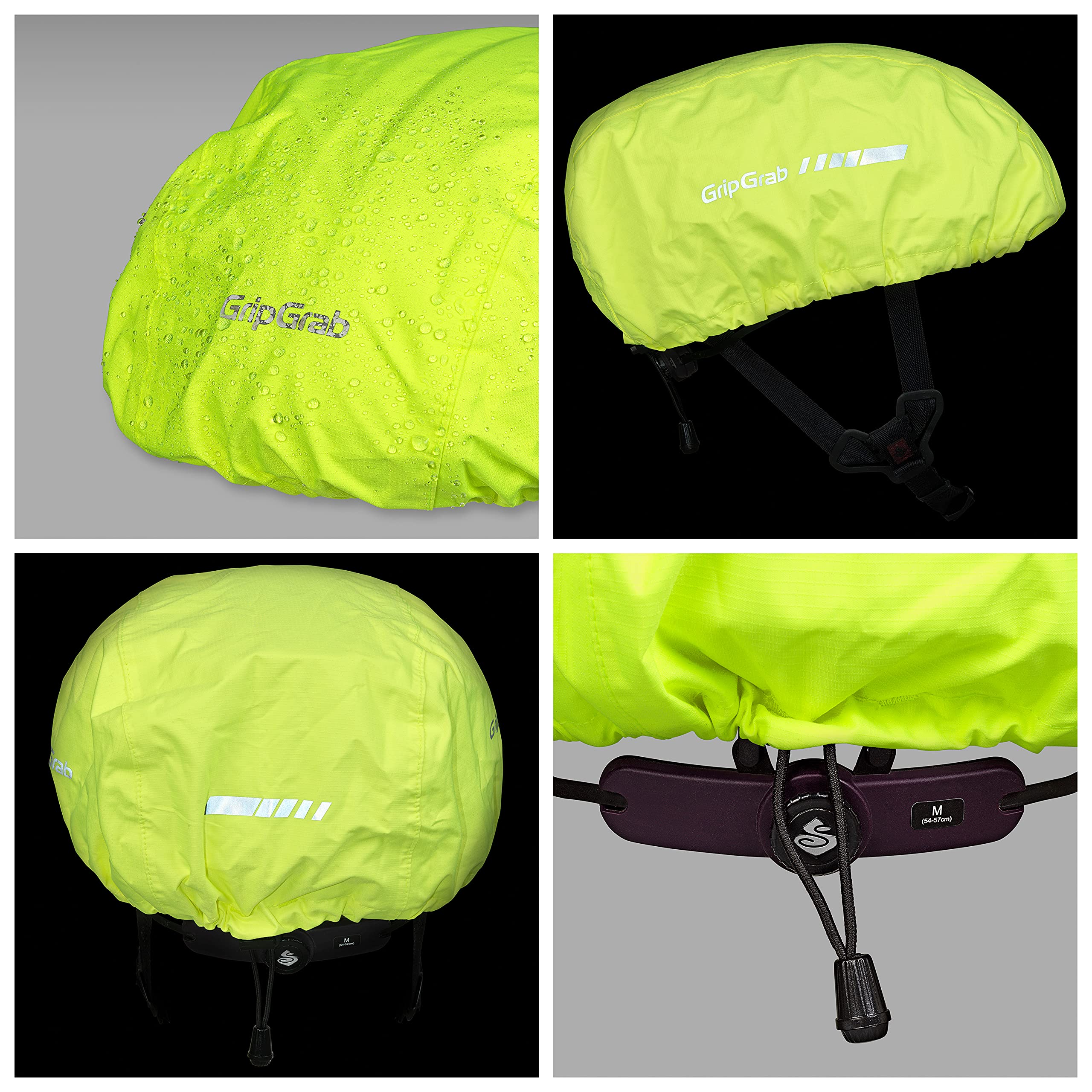 Foto 4 pulgar | Funda Para Casco De Bicicleta Gripgrab, Impermeable, De Alta Visibilidad - Venta Internacional.