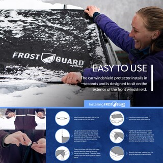 Foto 7 | Funda De Parabrisas De Invierno Frostguard Plus Para Nieve Hielo Y Escarcha - Venta Internacional.