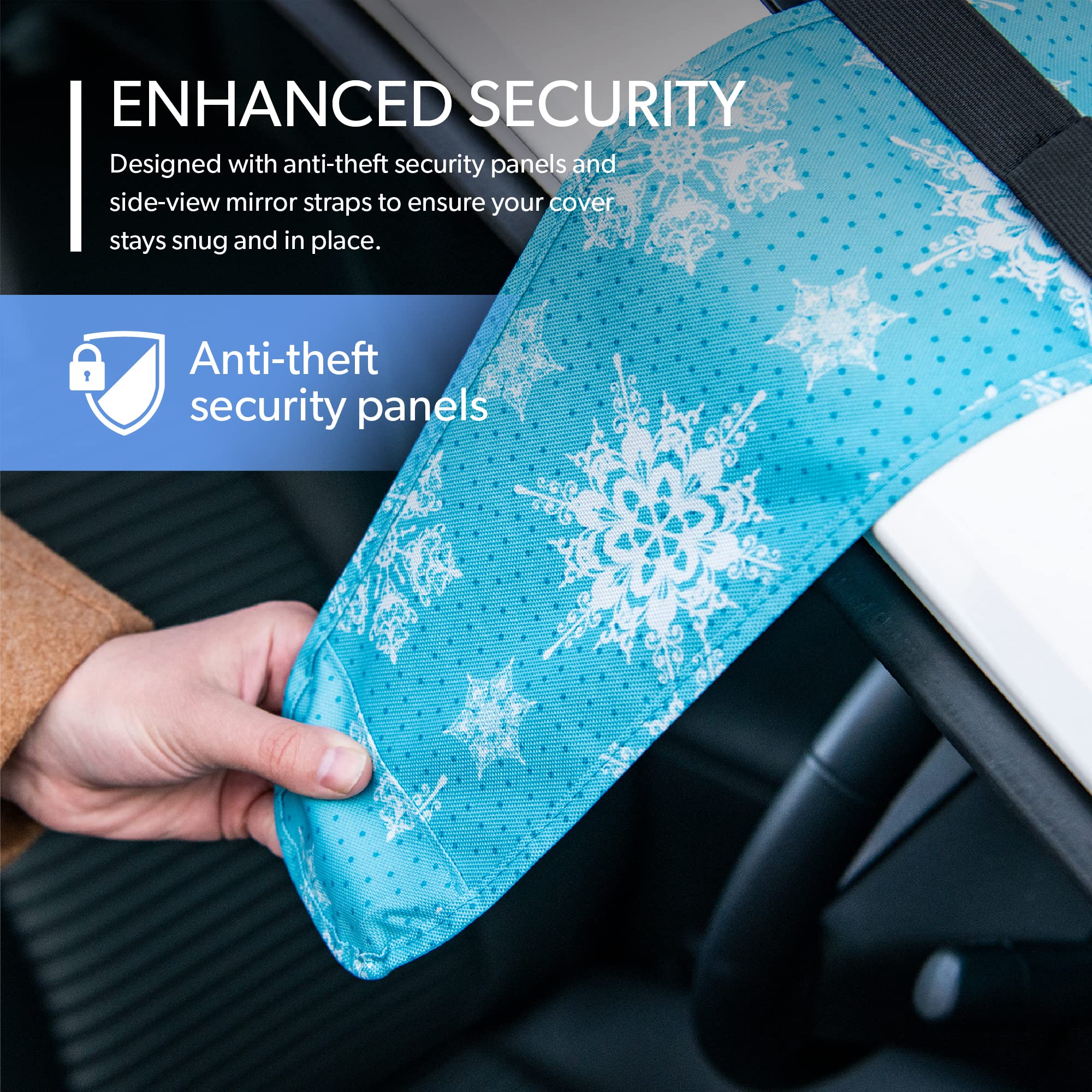 Foto 5 pulgar | Funda De Parabrisas De Invierno Frostguard Vortex Premium Snowy Lace - Venta Internacional.