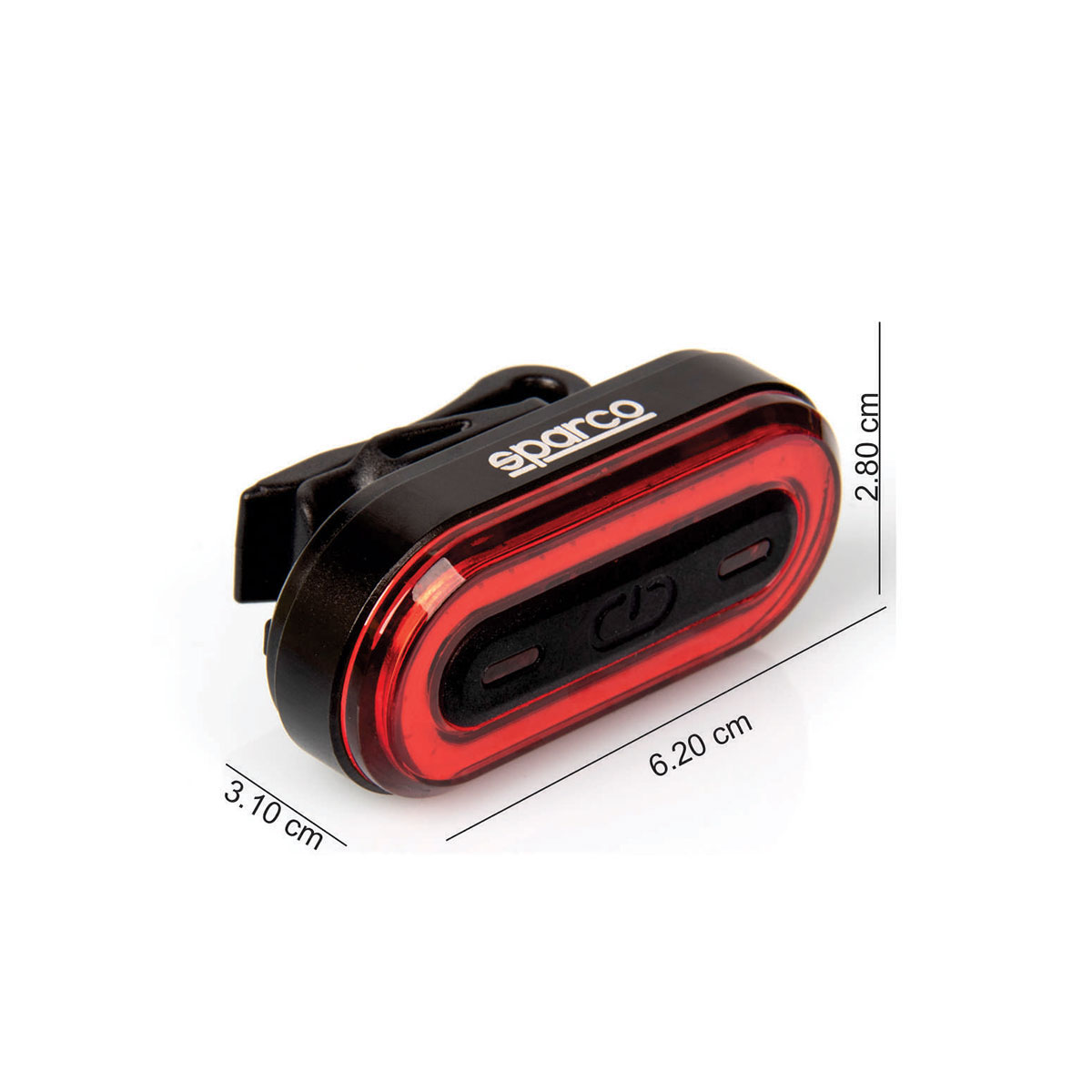 Foto 3 pulgar | Luz Trasera Recargable Para Bicicleta 50 Lúmenes Sparco