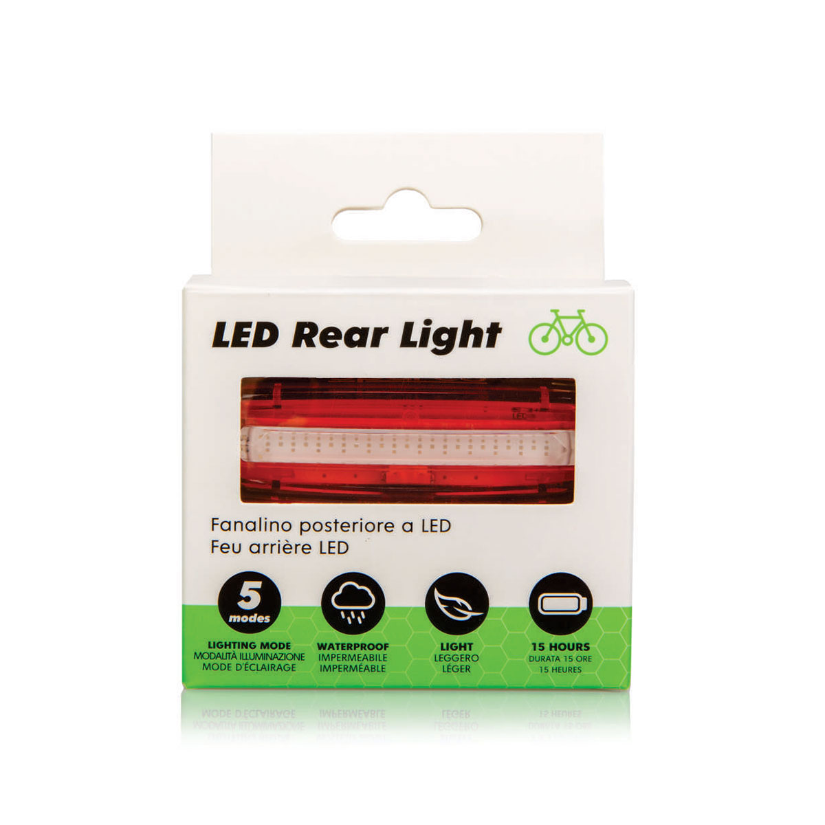 Foto 5 pulgar | Luz Trasera Recargable Para Bicicleta 30 Lúmenes Sparco