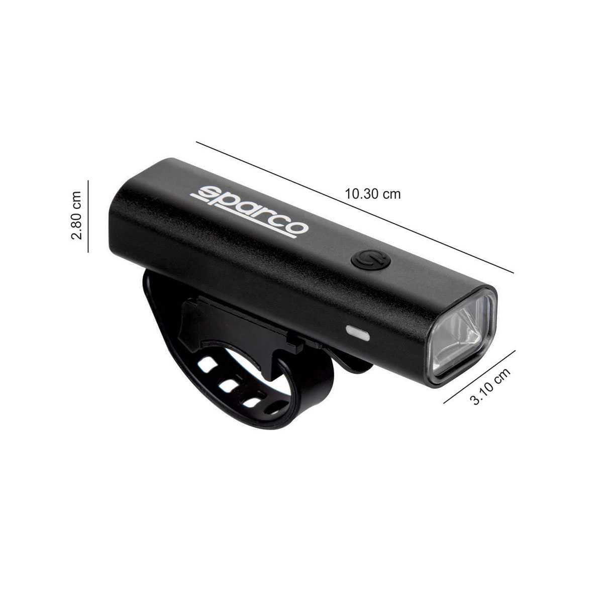 Foto 3 pulgar | Luz Delantera Recargable 400 Lúmenes Para Bicicleta Sparco