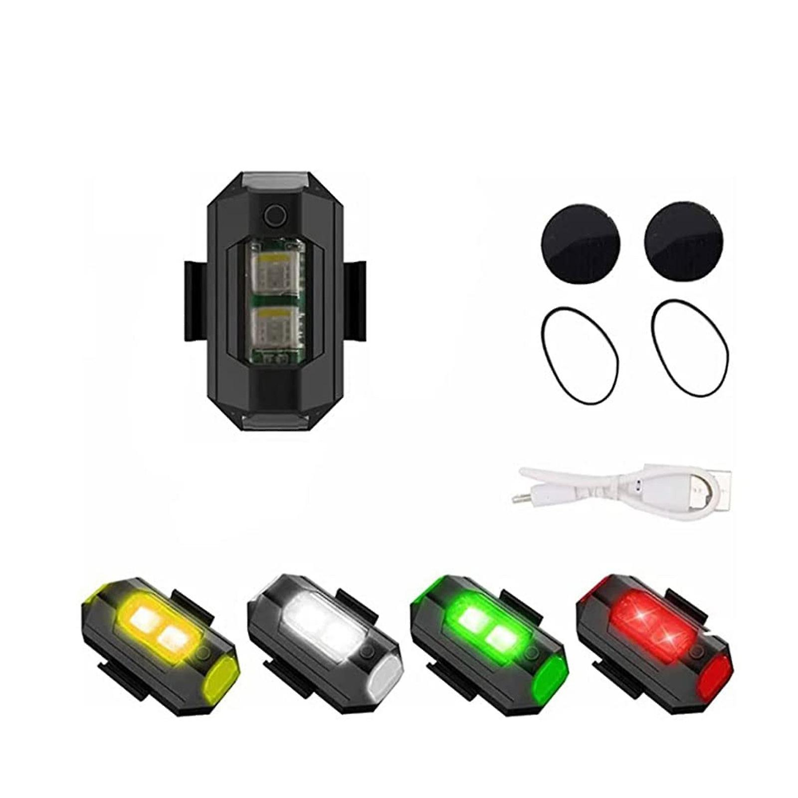 Foto 3 pulgar | Luces Estroboscópicas Led Huoguo De 4 Colores Con Carga Usb Para Bicicleta - Venta Internacional.