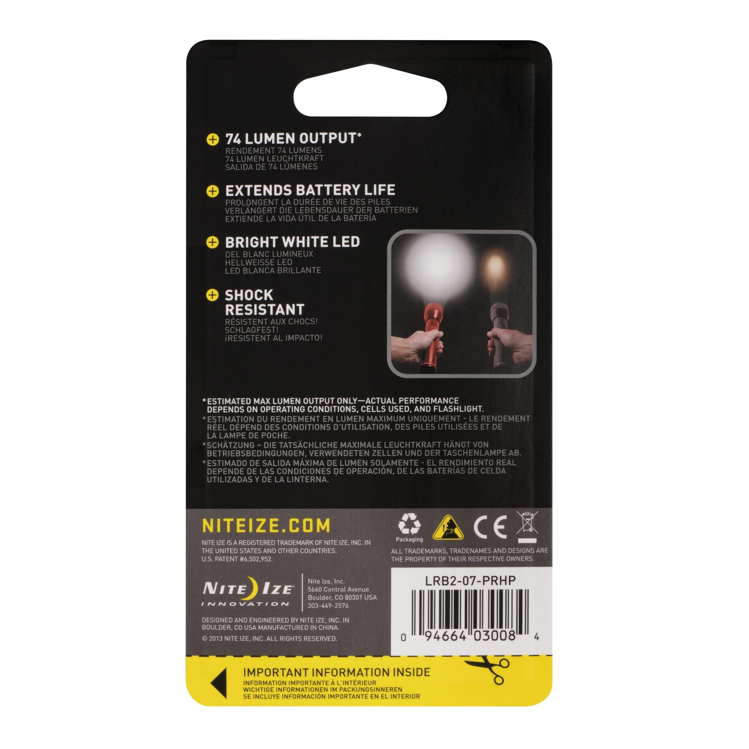 Foto 7 pulgar | Bombilla Led Upgrade Nite Ize De Alta Potencia, 74 Lúmenes, Blanca - Venta Internacional.