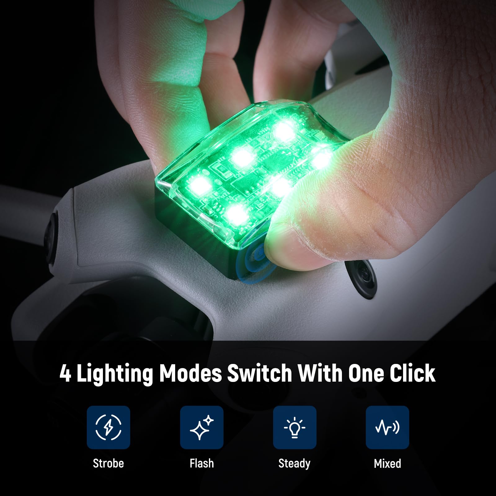 Foto 6 pulgar | Luz Estroboscópica Para Drones Neewer Dl6g, Vuelo Nocturno Anticolisión - Venta Internacional.
