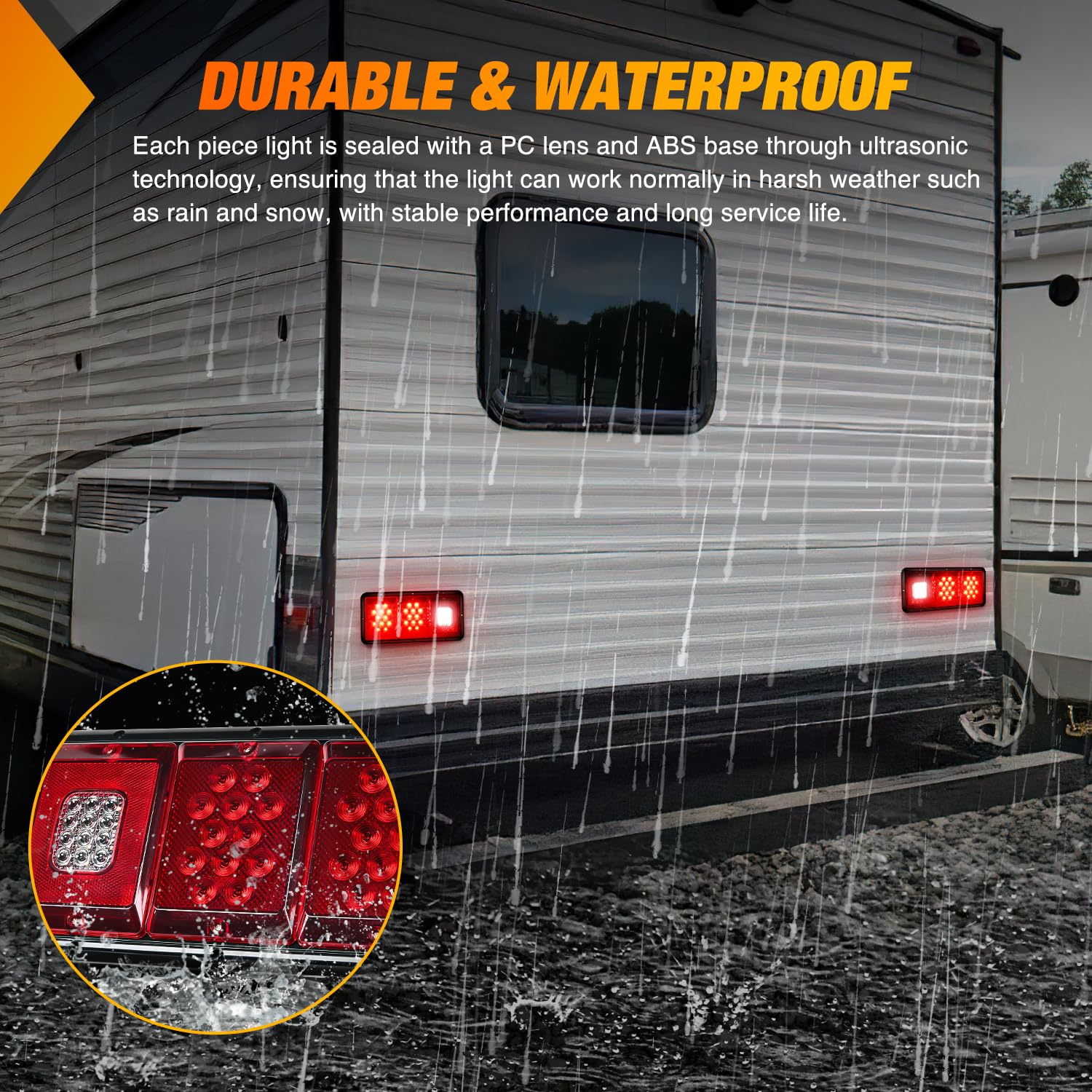 Foto 5 | Luz Trasera Nilight Led Con Triple Rectángulo, Impermeable, 2 Unidades - Venta Internacional.