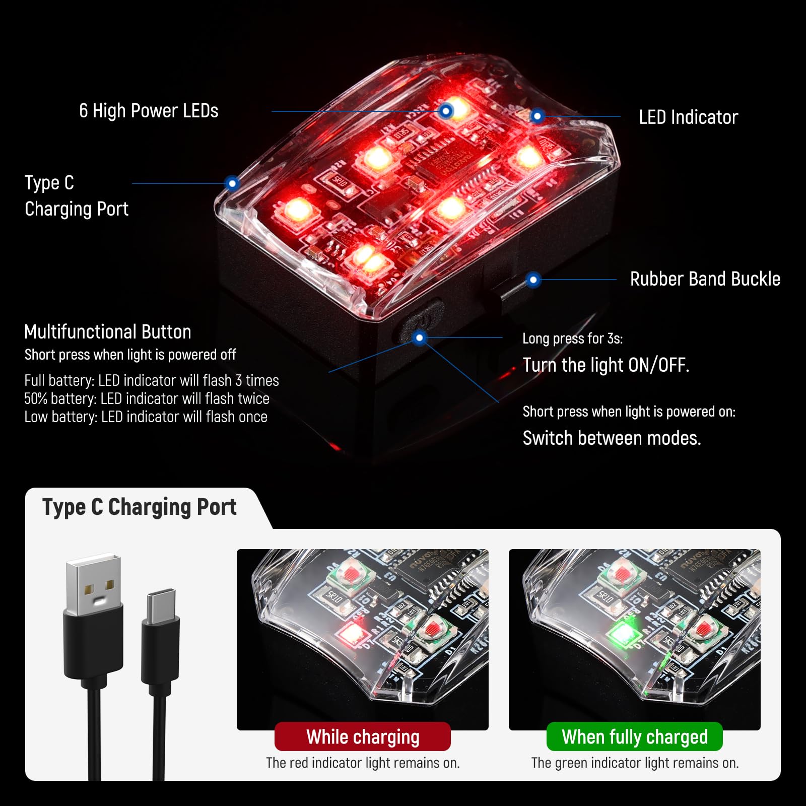 Foto 7 | Luz Estroboscópica Para Drones Neewer Dl6r, Vuelo Nocturno Anticolisión - Venta Internacional.