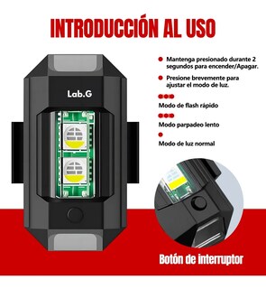 Foto 4 | ''10p Luces Mini Luz Led Estrobo Para Bicicleta Moto 7 Colores ''