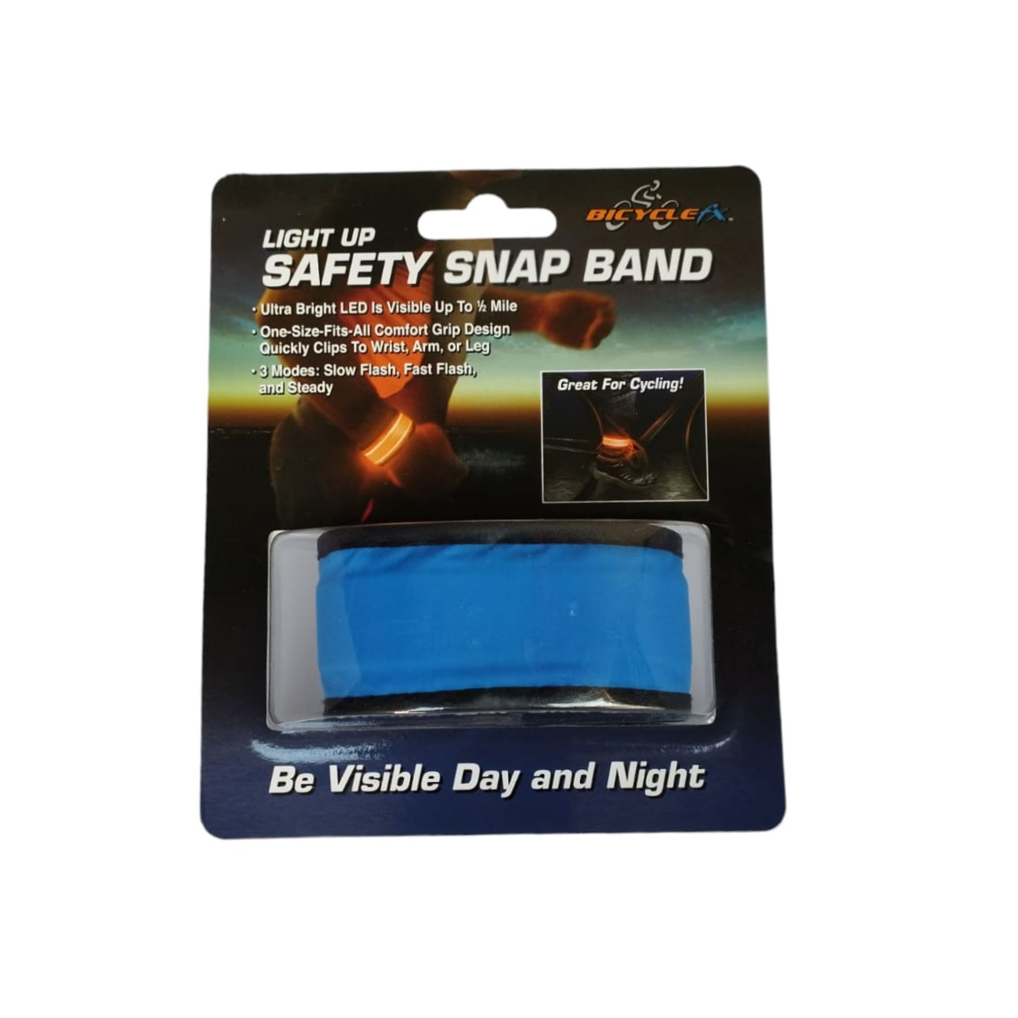 Foto 3 pulgar | Brazalete Bicycle LED de Luz Ultra brillante Azul para Actividades Nocturnas